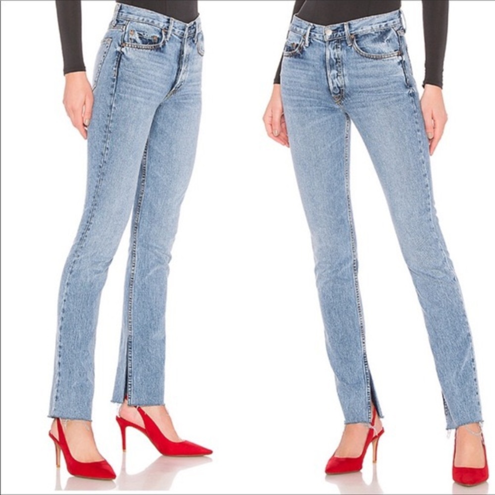 GRLFRND Addison Split ankle jeans size 26